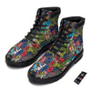 Comics Monsters Graffiti Print Pattern Boots-grizzshop