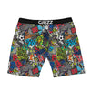 Comics Monsters Graffiti Print Pattern Boxer Briefs-grizzshop