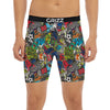 Comics Monsters Graffiti Print Pattern Boxer Briefs-grizzshop