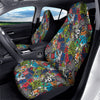 Comics Monsters Graffiti Print Pattern Car Seat Covers-grizzshop