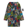 Comics Monsters Graffiti Print Pattern Men's Windbreaker Jacket-grizzshop