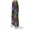 Comics Monsters Graffiti Print Pattern Pajama Pants-grizzshop