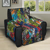 Comics Monsters Graffiti Print Pattern Recliner Protector-grizzshop