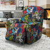 Comics Monsters Graffiti Print Pattern Recliner Slipcover-grizzshop