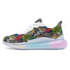 Comics Monsters Graffiti Print Pattern Running Sneakers-grizzshop