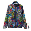 Comics Monsters Graffiti Print Pattern Track Jacket-grizzshop