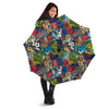 Comics Monsters Graffiti Print Pattern Umbrella-grizzshop