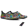 Comics Monsters Graffiti Print Pattern Water Shoes-grizzshop