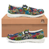 Comics Monsters Graffiti Print Pattern White Loafers-grizzshop