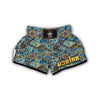 Compass Pattern Print Muay Thai Boxing Shorts-grizzshop