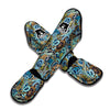 Compass Pattern Print Muay Thai Shin Guards-grizzshop