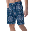 Compass Print Pattern Men's Shorts-grizzshop