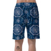 Compass Print Pattern Men's Shorts-grizzshop