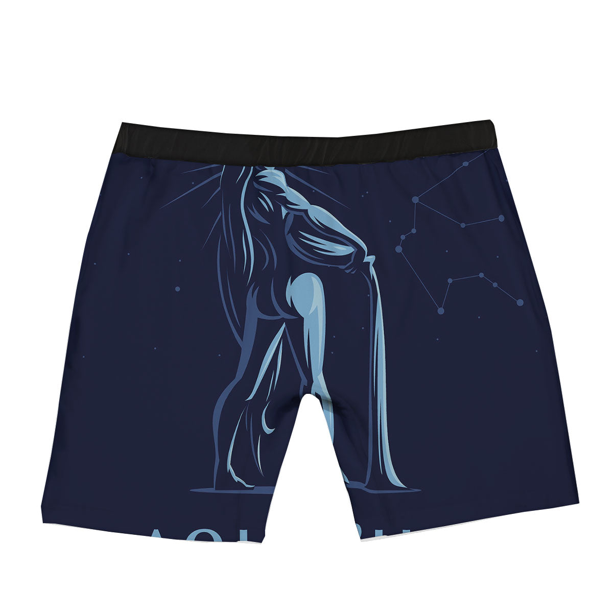 Constellation Aquarius Print Boxer Briefs-grizzshop