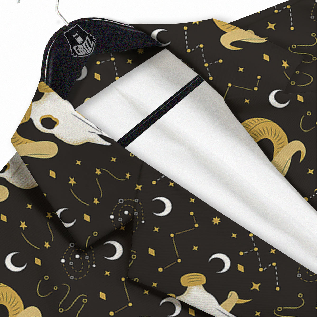 Constellation Aries Print Men's Sport Coat-grizzshop