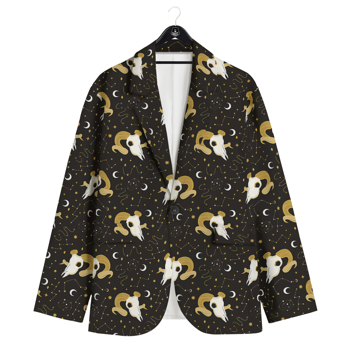 Constellation Aries Print Men's Sport Coat-grizzshop