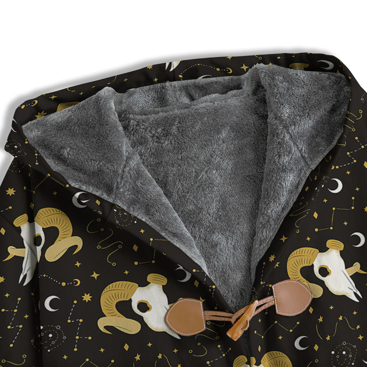 Constellation Aries Print Men's Windbreaker Jacket-grizzshop