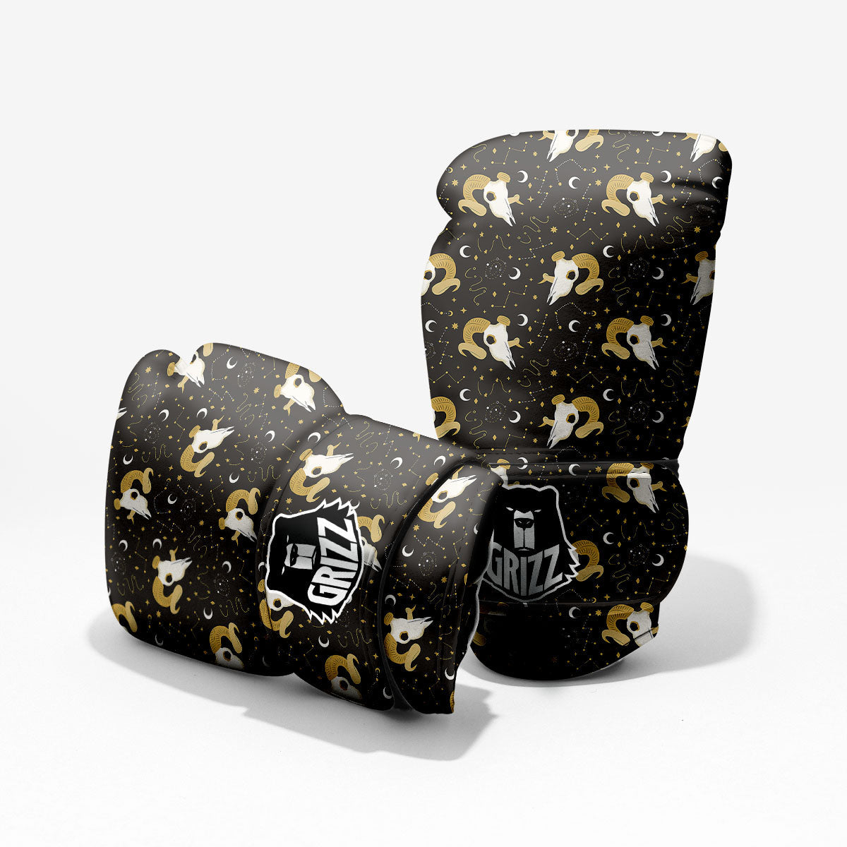 Constellation Aries Print Pro Boxing Glove