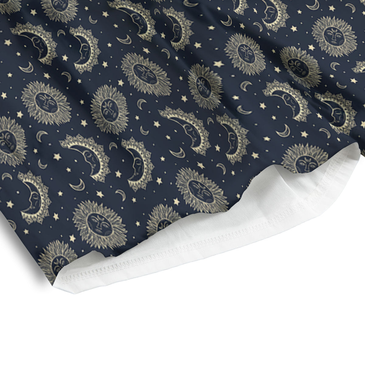 Constellation Bohemian Print Pattern Men's Athletic Shorts