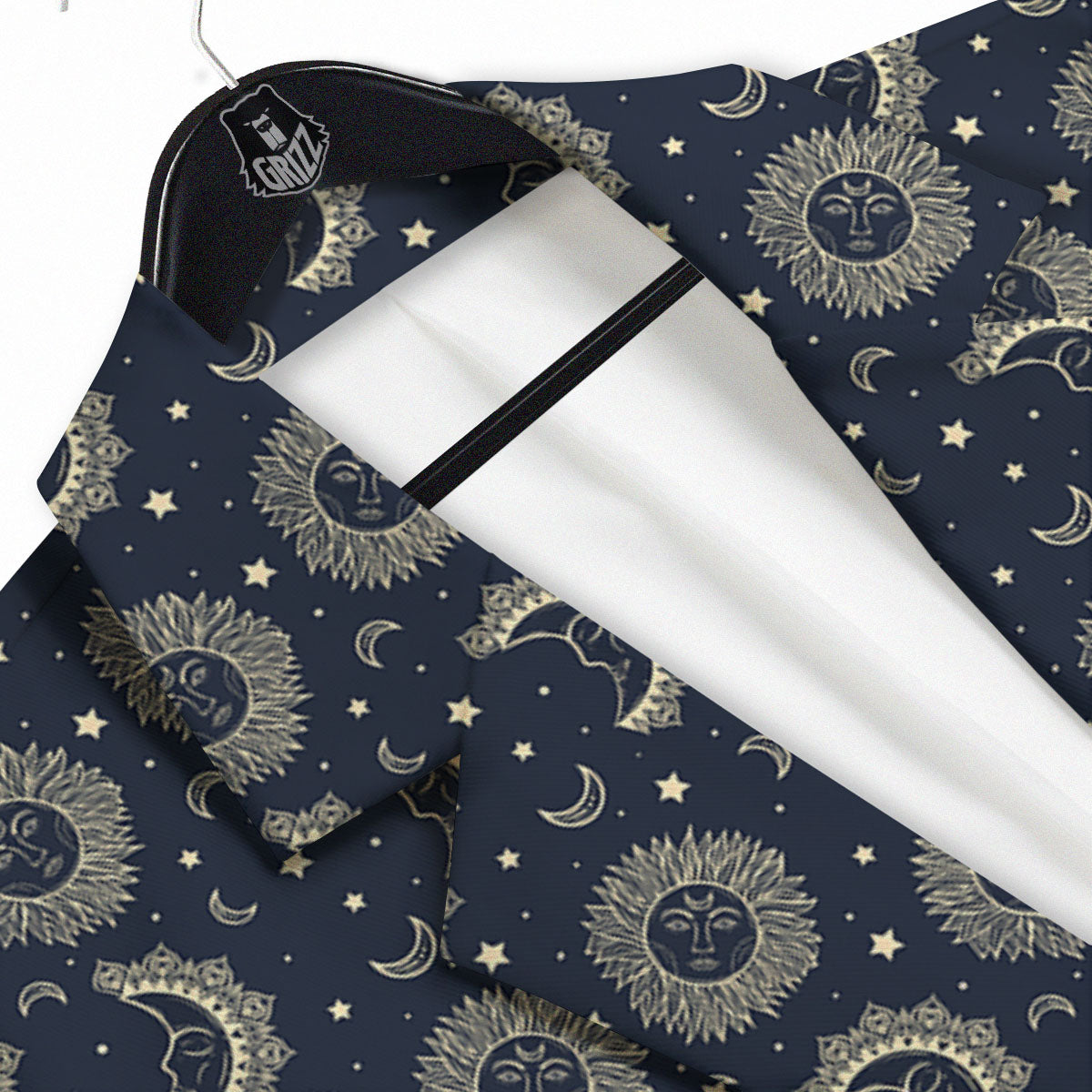 Constellation Bohemian Print Pattern Men's Sport Coat-grizzshop
