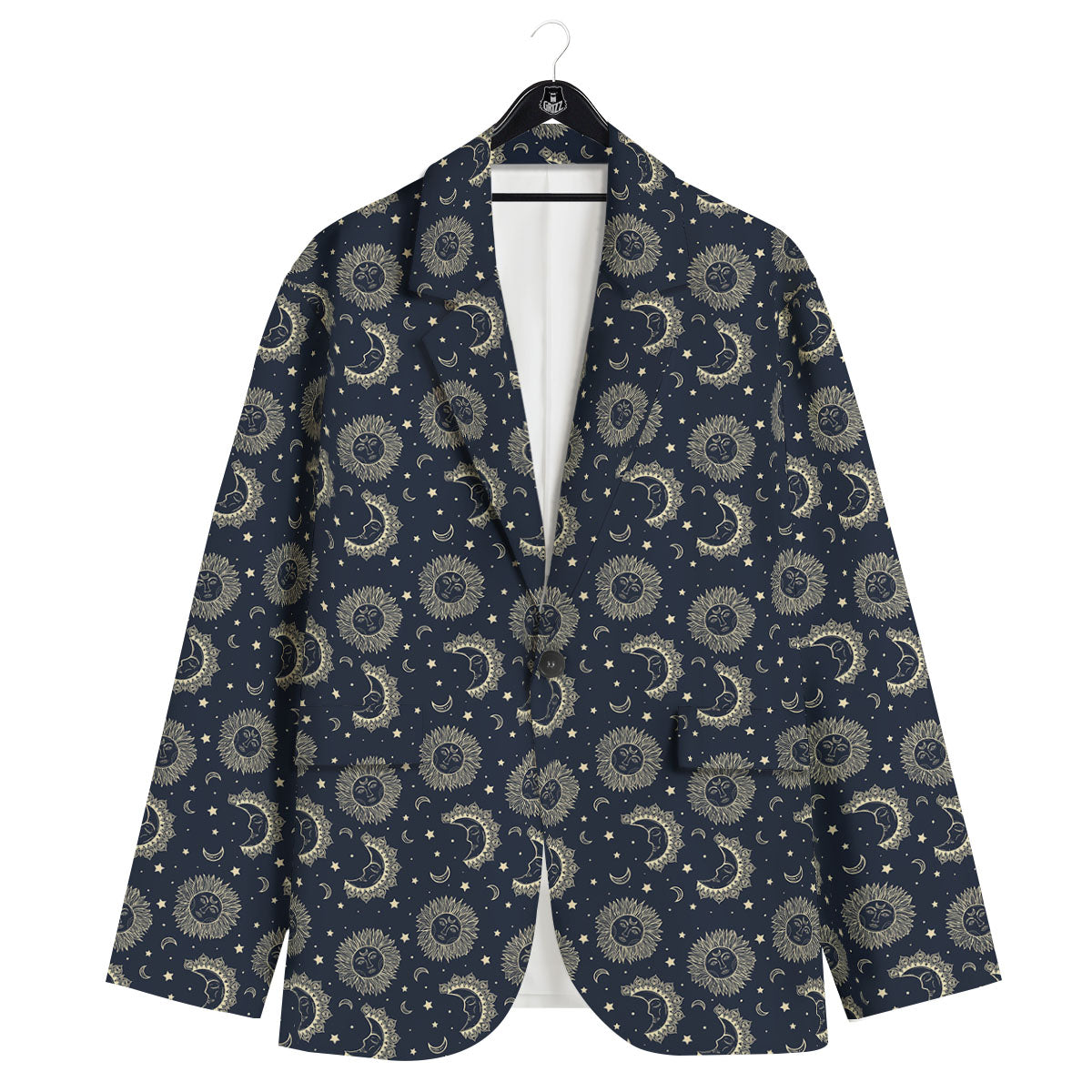 Constellation Bohemian Print Pattern Men's Sport Coat-grizzshop