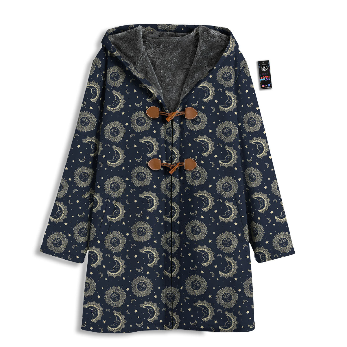 Constellation Bohemian Print Pattern Men's Windbreaker Jacket-grizzshop