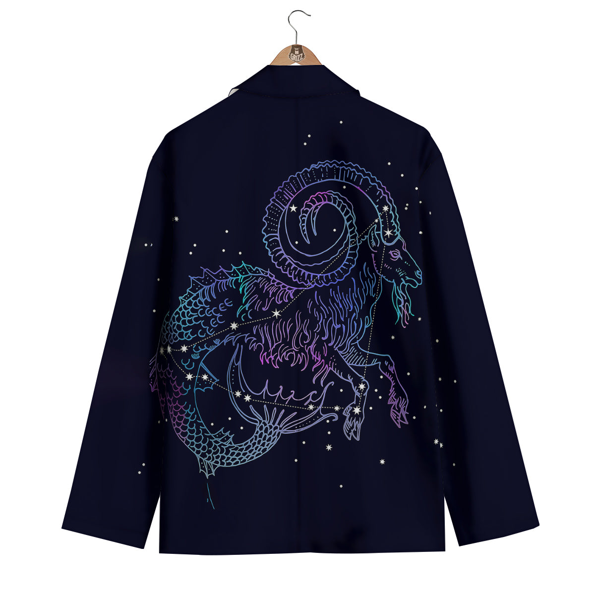 Constellation Capricorn Print Men's Blazer-grizzshop