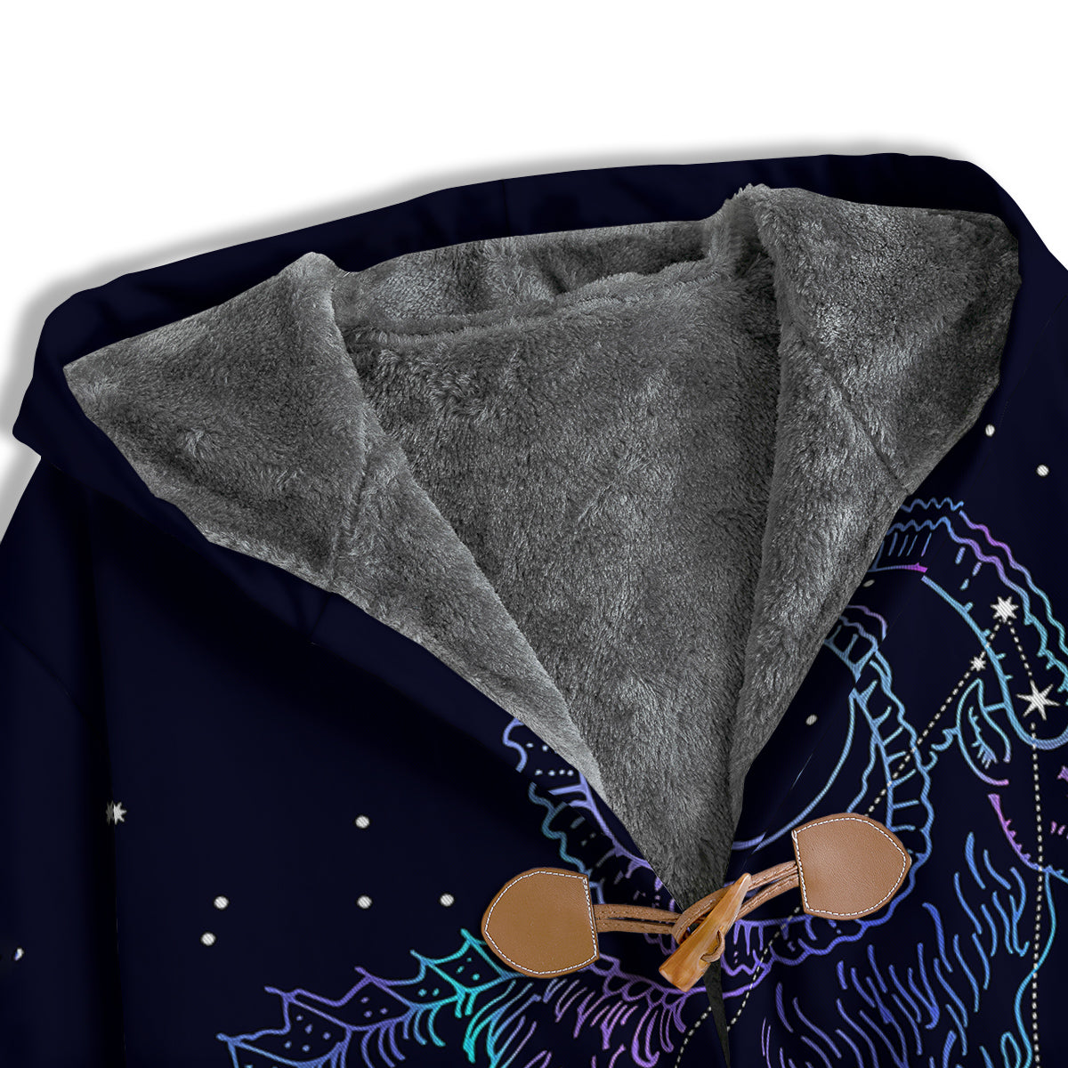Constellation Capricorn Print Men's Windbreaker Jacket-grizzshop