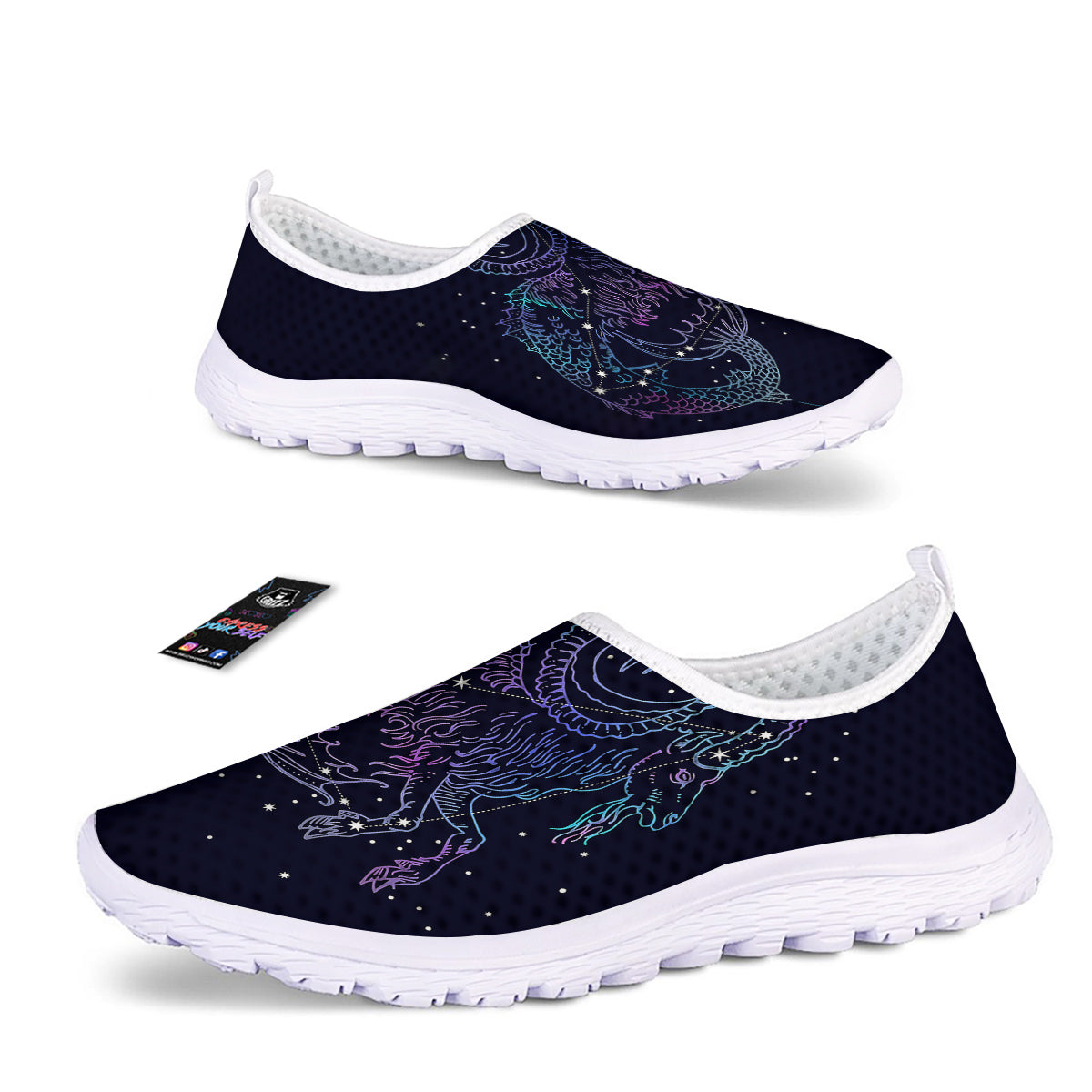 Constellation Capricorn Print Nurse Shoes-grizzshop