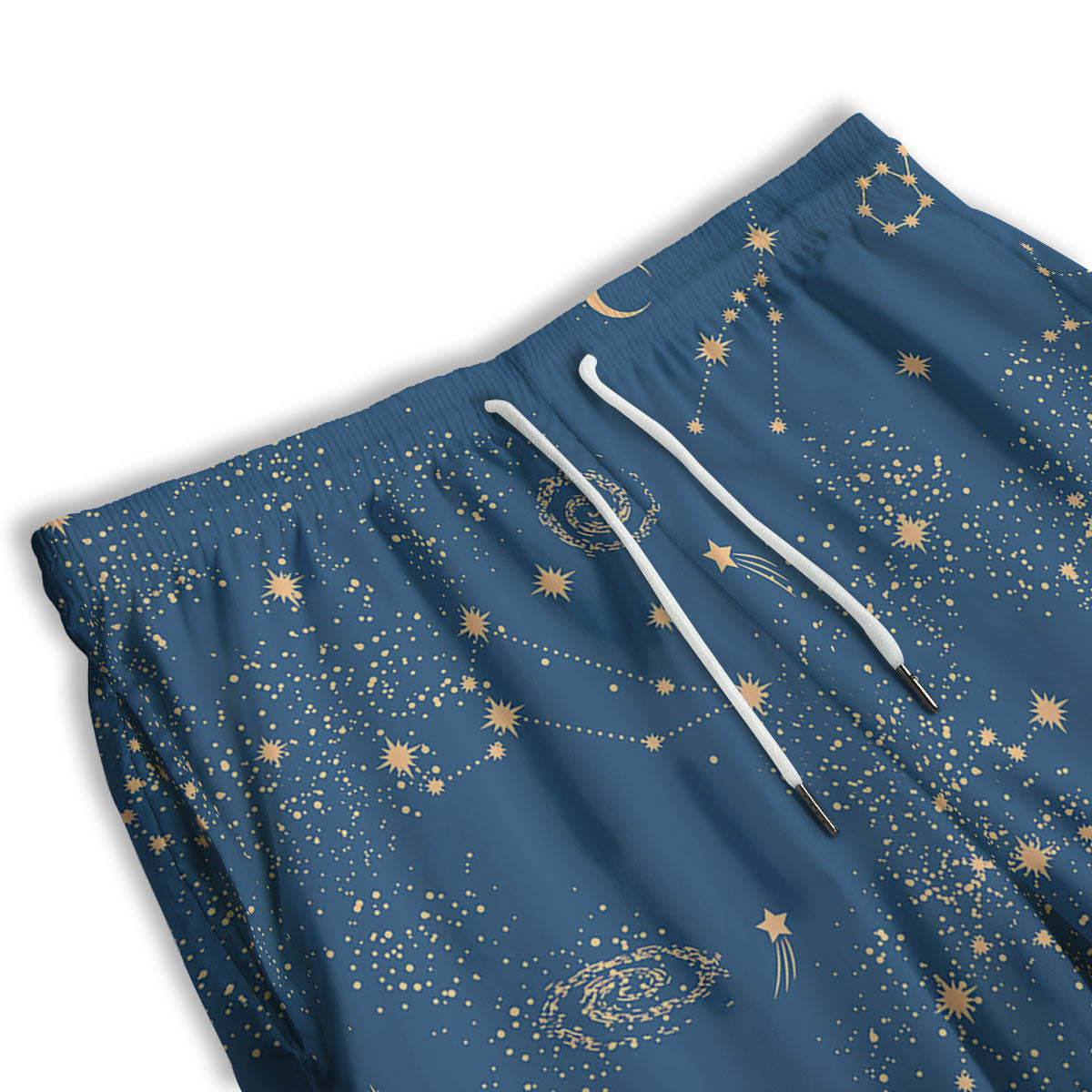 Constellation Cosmic Print Pattern Men's Athletic Shorts