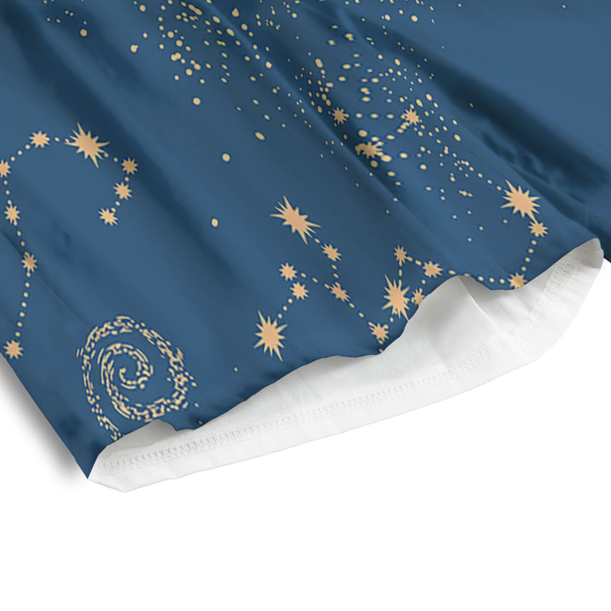 Constellation Cosmic Print Pattern Men's Athletic Shorts