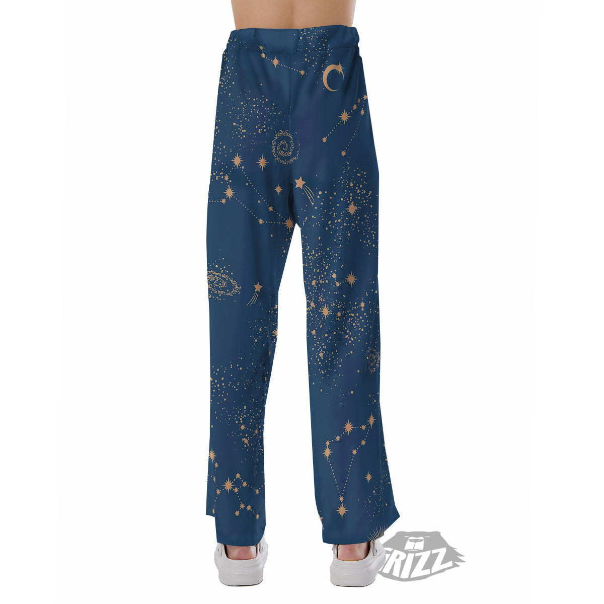 Constellation Cosmic Print Pattern Pajama Pants-grizzshop