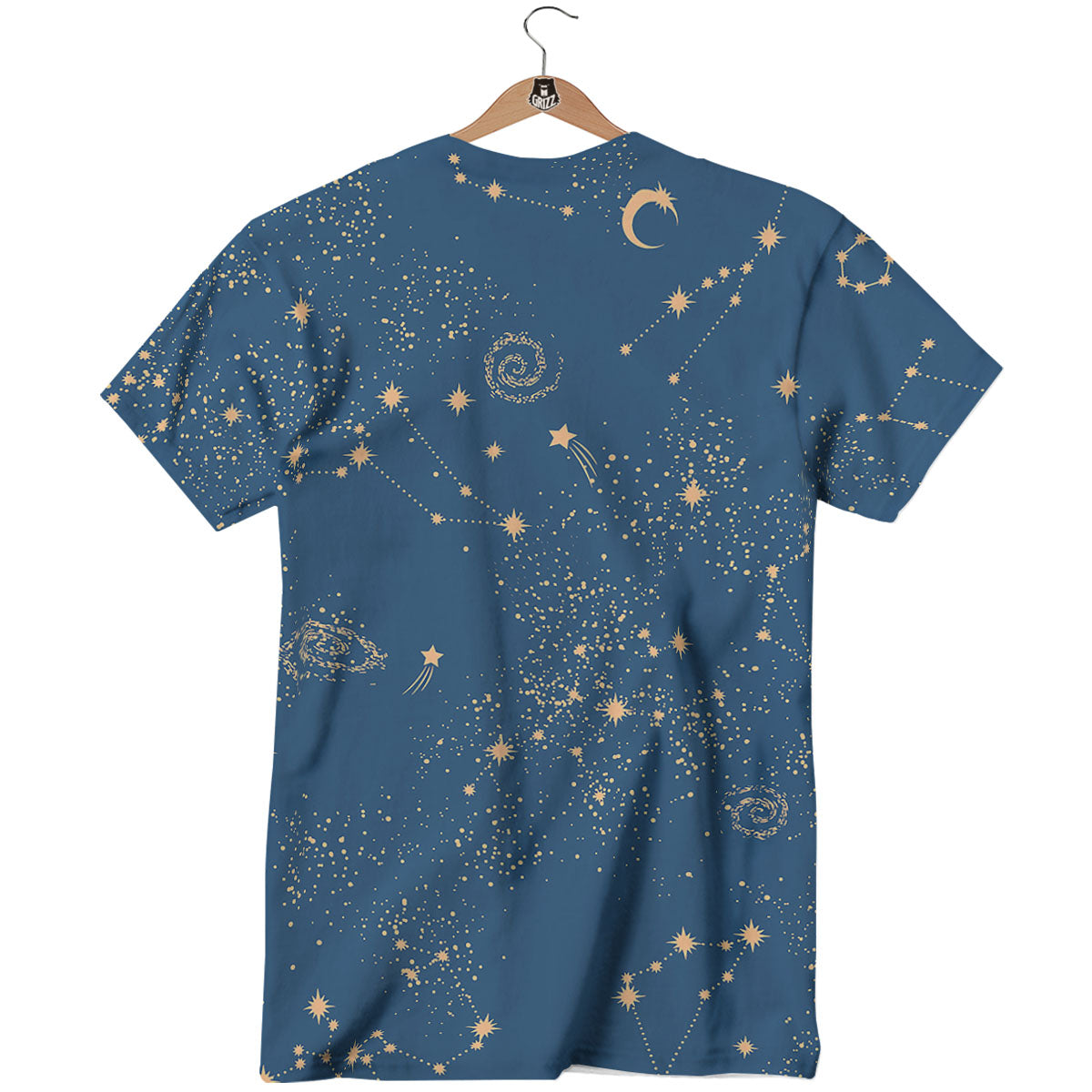 Constellation Cosmic Print Pattern T-Shirt-grizzshop