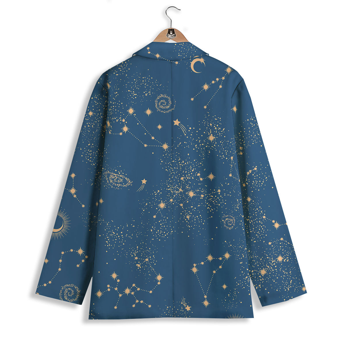 Constellation Cosmic Print Pattern Women's Blazer-grizzshop
