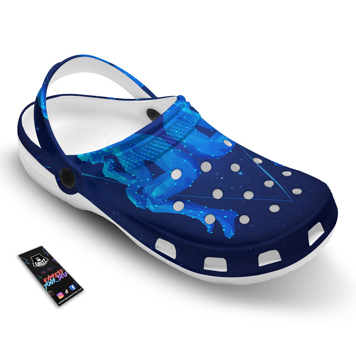 Constellation Gemini Print Clog-grizzshop