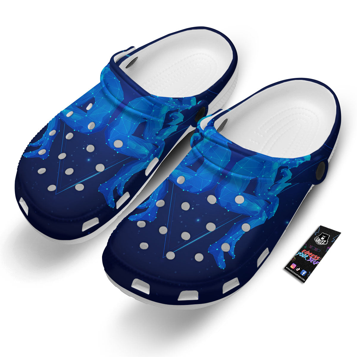 Constellation Gemini Print Clog-grizzshop