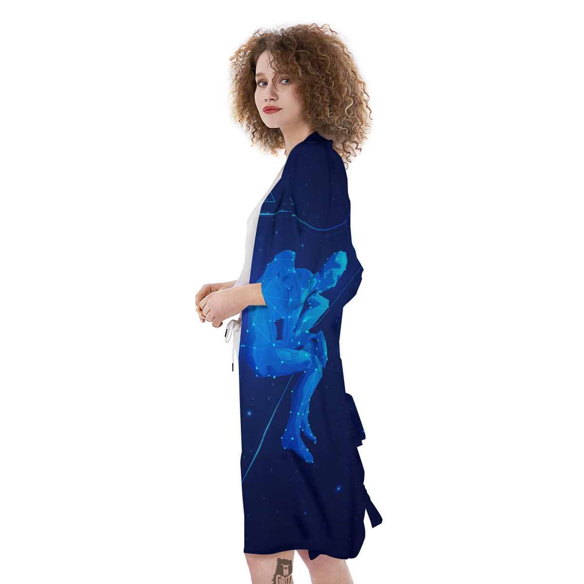 Constellation Gemini Print Kimono-grizzshop
