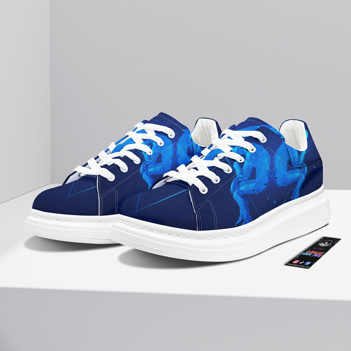 Constellation Gemini Print Platform Shoes-grizzshop