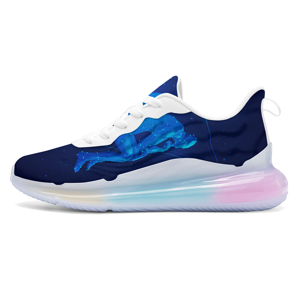 Constellation Gemini Print Running Sneakers-grizzshop