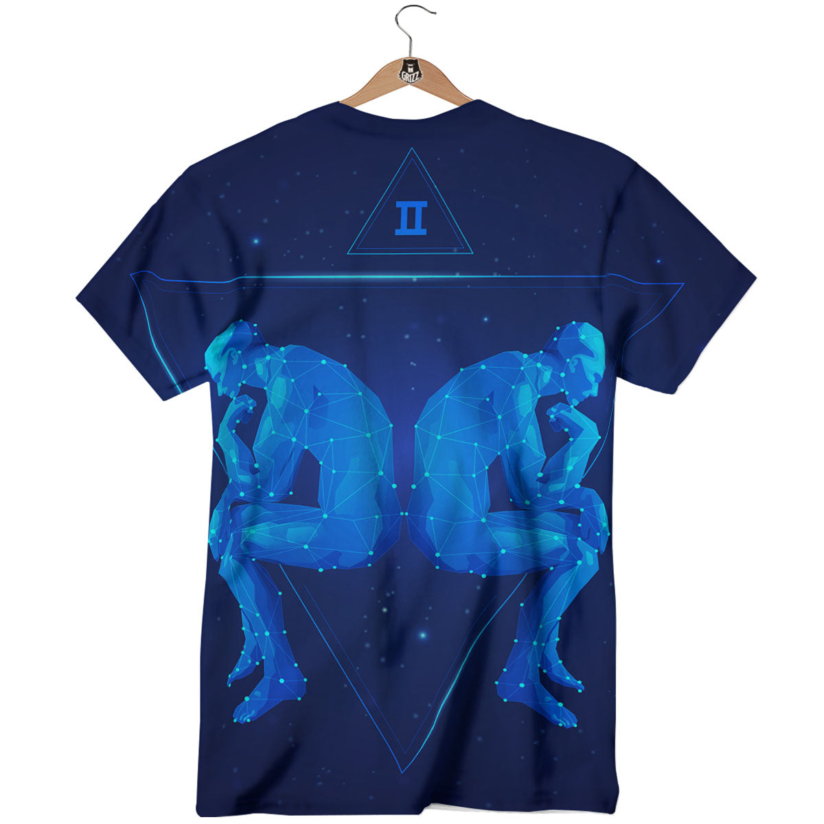 Constellation Gemini Print T-Shirt-grizzshop