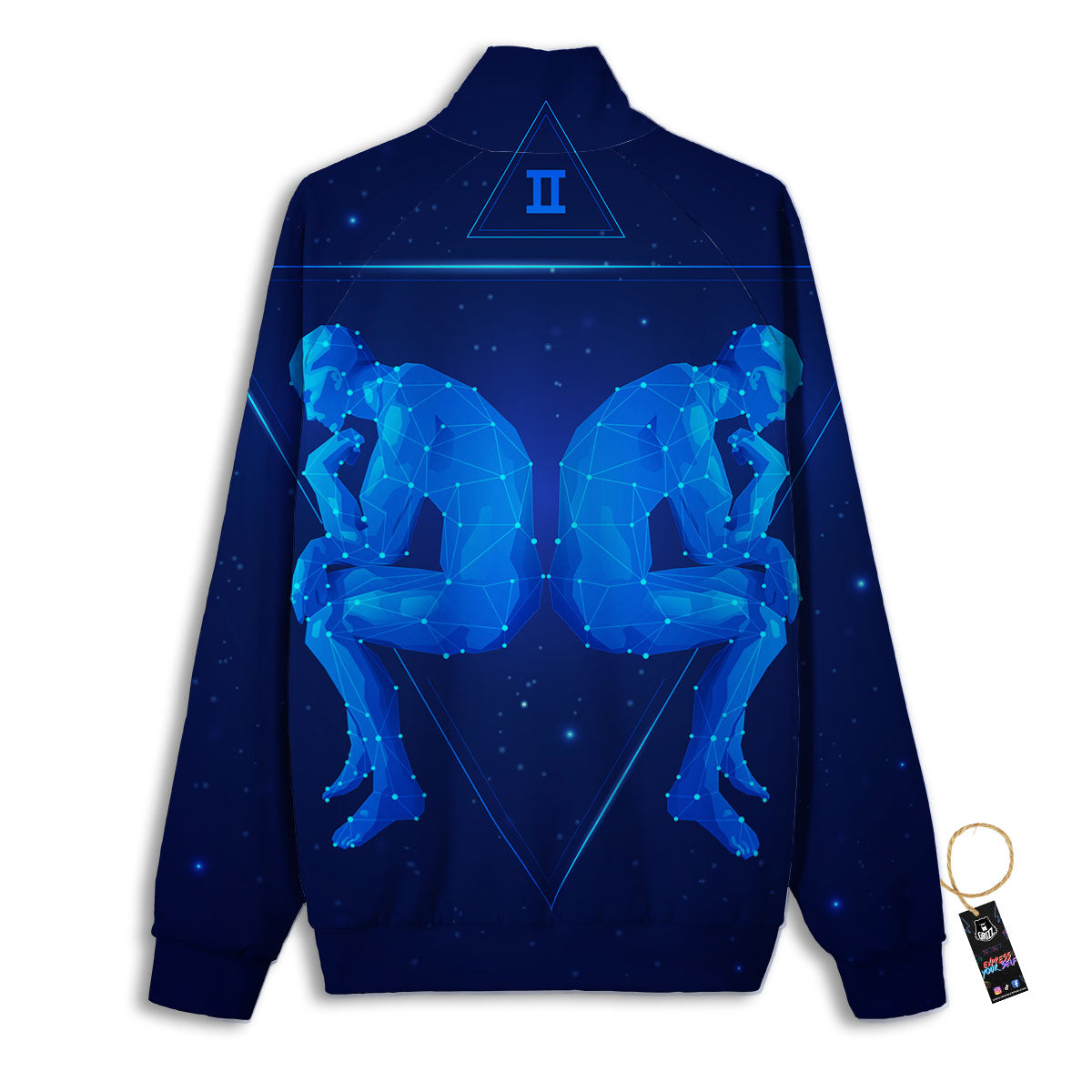 Constellation Gemini Print Track Jacket-grizzshop