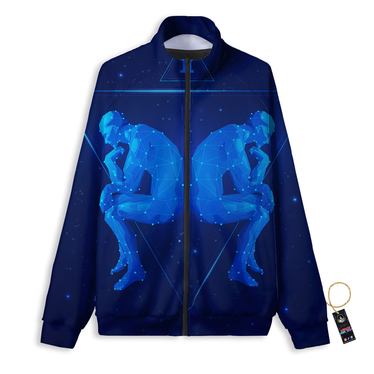 Constellation Gemini Print Track Jacket-grizzshop