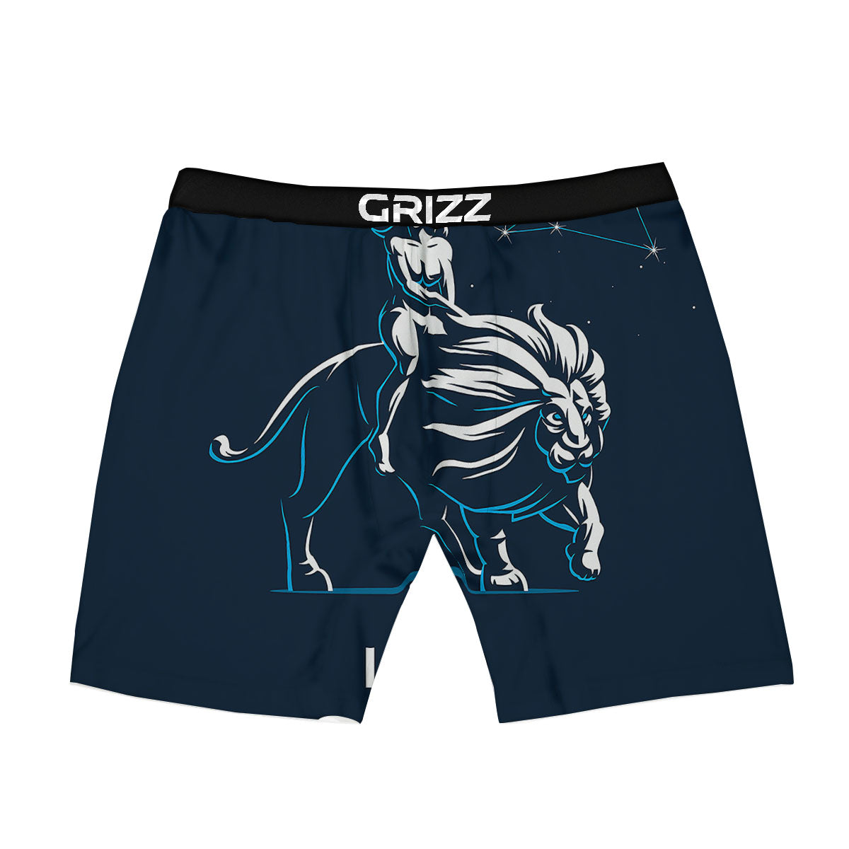 Constellation Leo Print Boxer Briefs-grizzshop