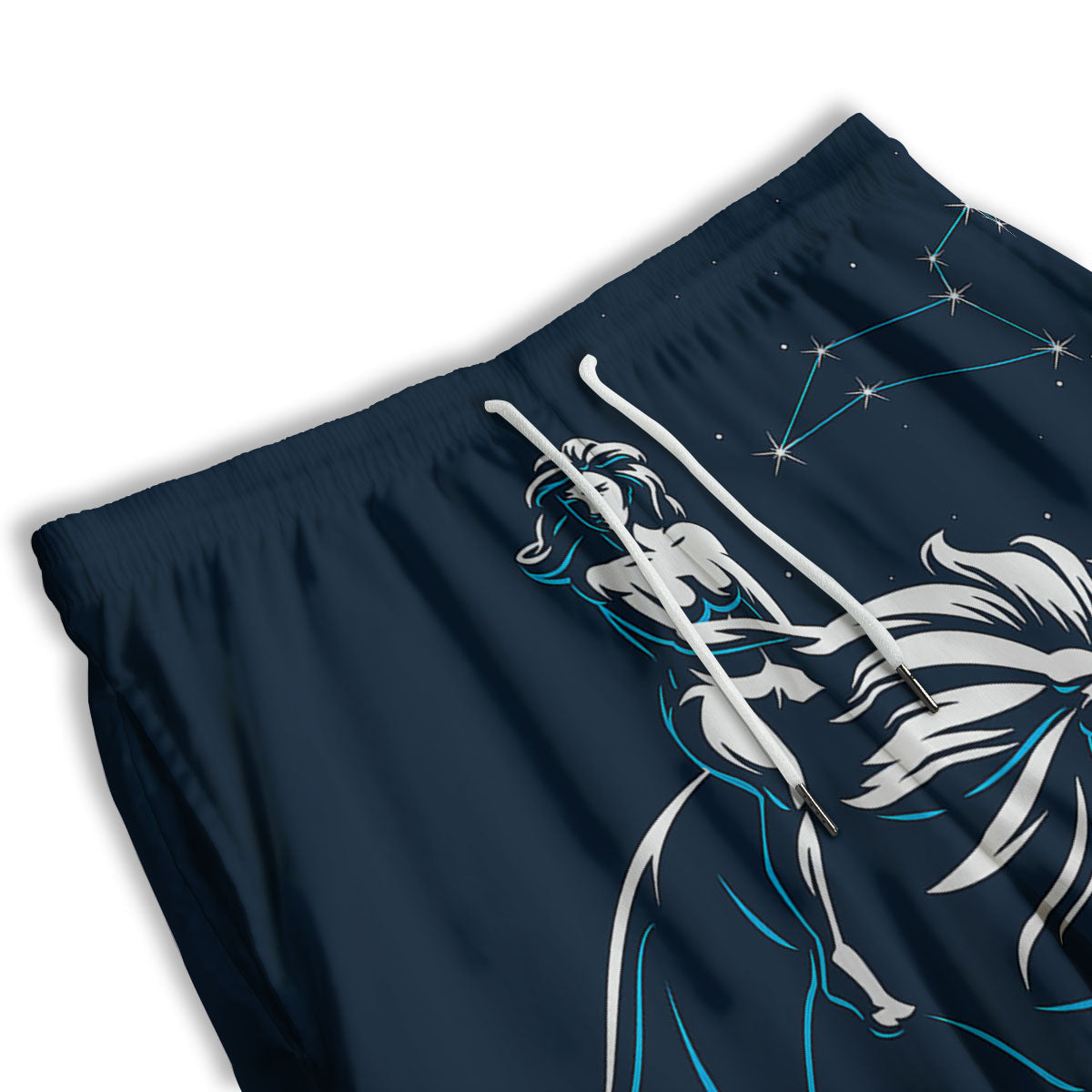 Constellation Leo Print Men's Athletic Shorts
