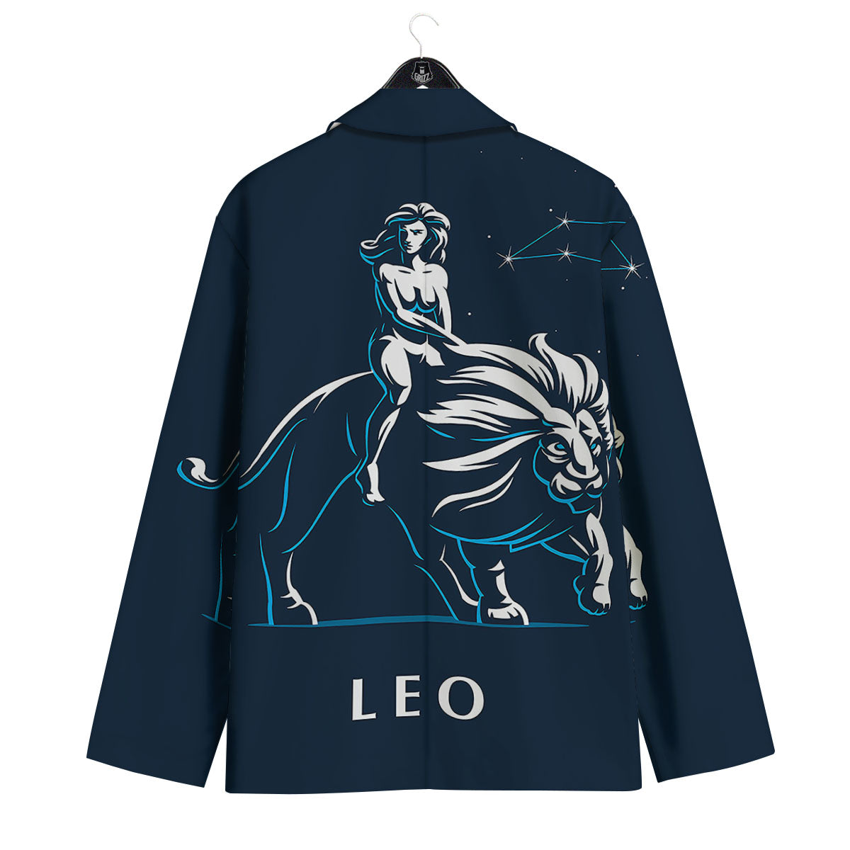 Constellation Leo Print Men's Sport Coat-grizzshop