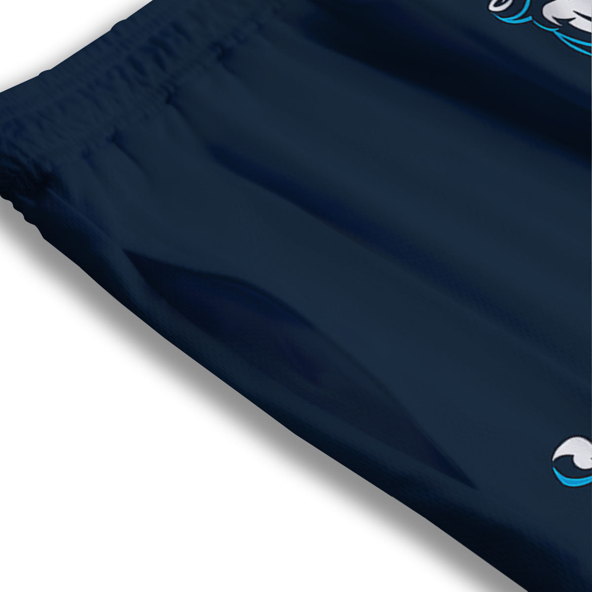 Constellation Leo Print Mesh Shorts