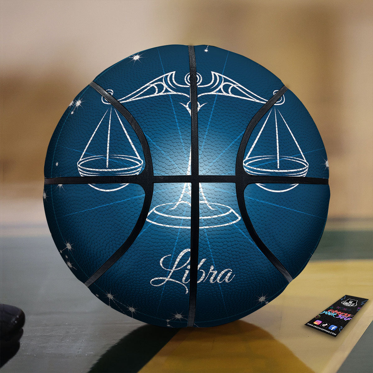 Constellation Libra Print Basketball-grizzshop