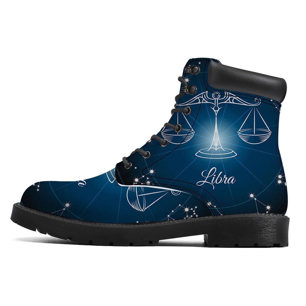 Constellation Libra Print Boots-grizzshop