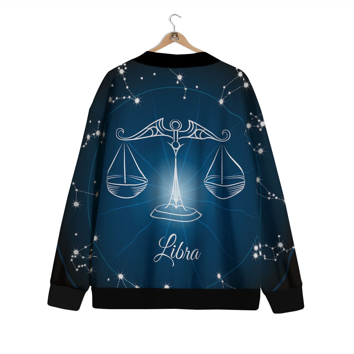 Constellation Libra Print Cardigan-grizzshop