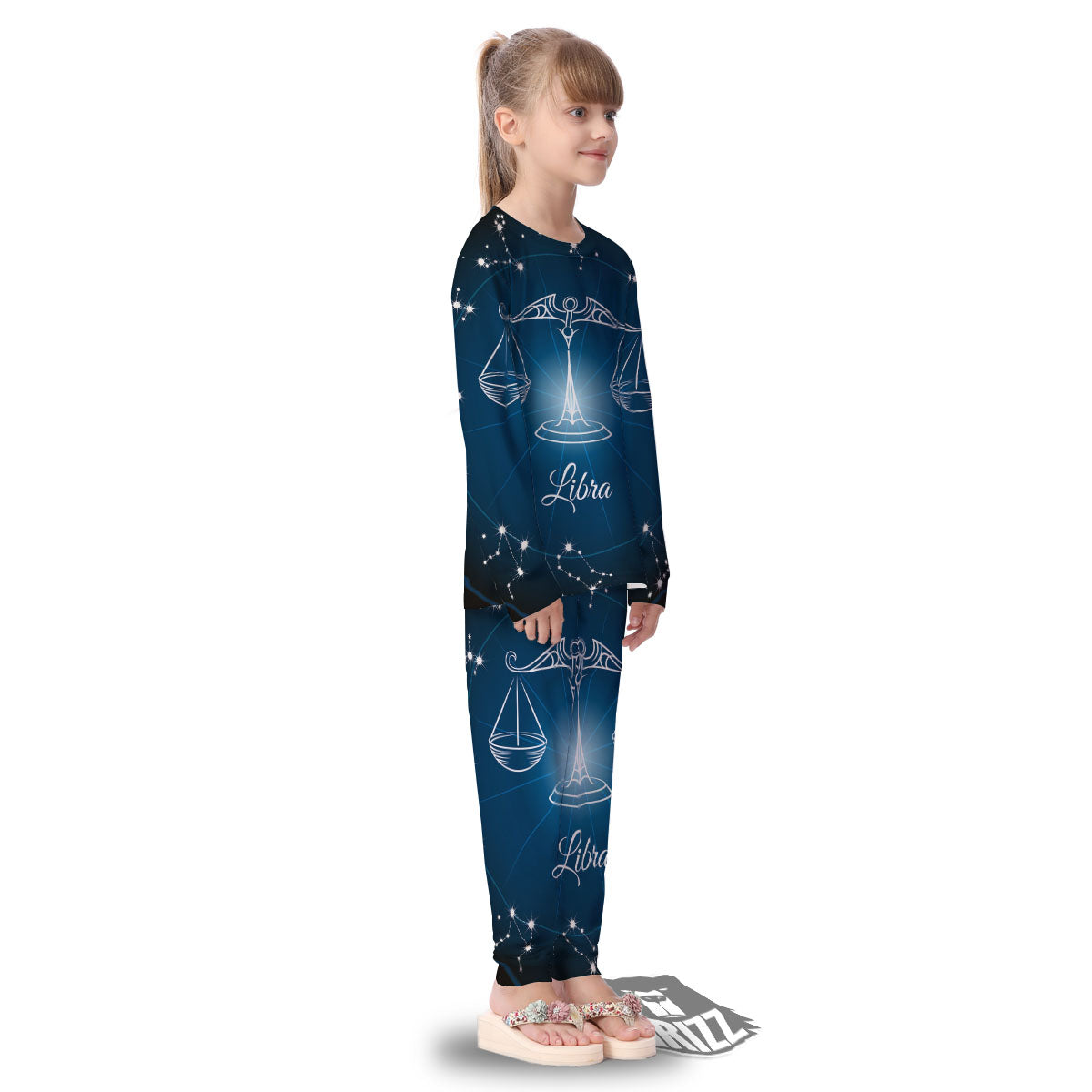 Constellation Libra Print Kid's Pajamas-grizzshop